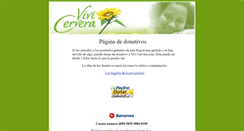 Desktop Screenshot of donar.vivicervera.com