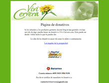 Tablet Screenshot of donar.vivicervera.com